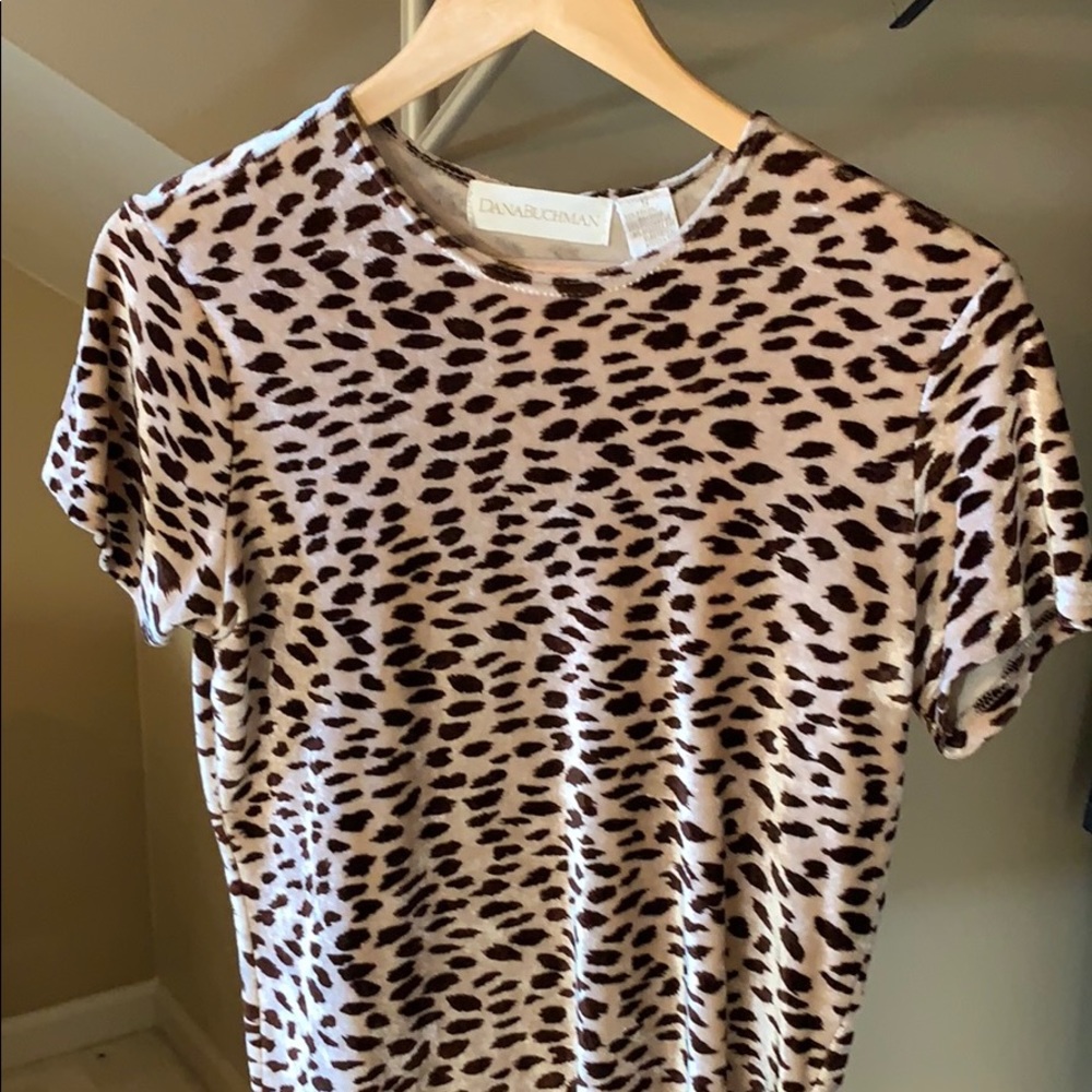 Animal print top